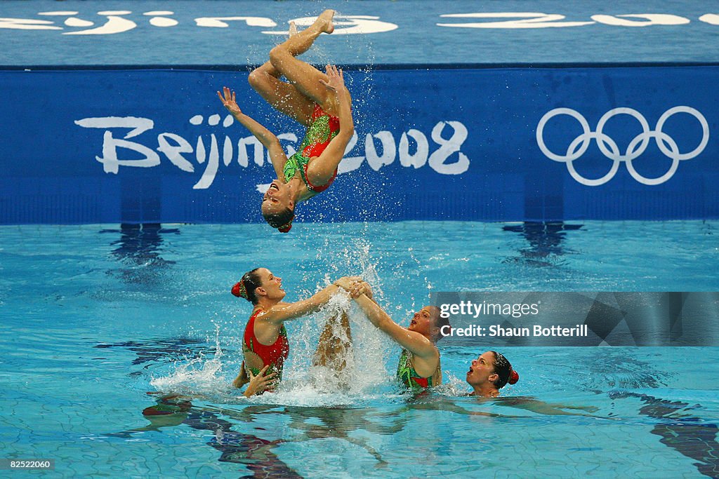 Olympics Day 15 - Synchonised Swimming