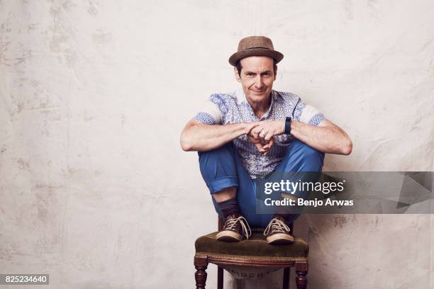 Actor Denis O'Hare of PBS's 'Edgar Allan Poe: Buried Alive' poses for a portrait during the 2017 Summer Television Critics Association Press Tour at...