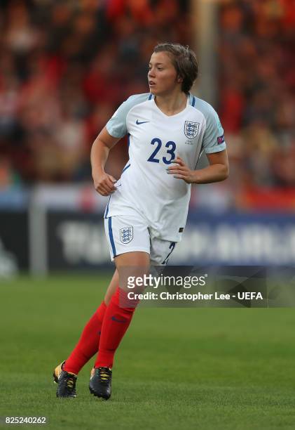 Francesca Kirby of England in action during the UEFA Women's Euro 2017 Quarter Final match between England and France at Stadion De Adelaarshorst on...