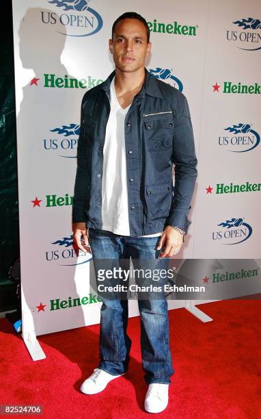 Actor Daniel Sunjata attends the US Open USTA/Heineken Premium Light Players Party at the Empire Hotel on August 22, 2008 in New York City, New York.