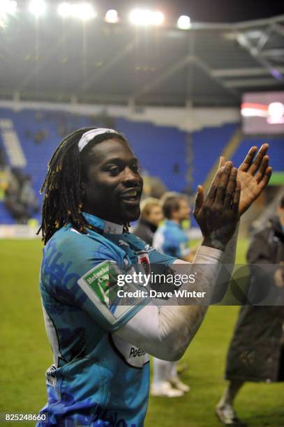 Joie de Paul SACKEY - - London Irish / Toulon - H Cup, 3e journee, Groupe 3 - Madejski Stadium, Reading.