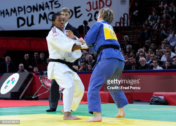 Audrey TCHEUMEO - 78kg / Lucie LOUETTE - 78kg - - Finale Tournoi de Paris 78 kg - Judo - Paris,