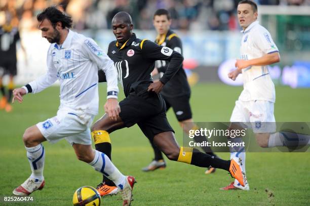 Moussa SOW - - Auxerre / Lille - 22e journee de Ligue 1,