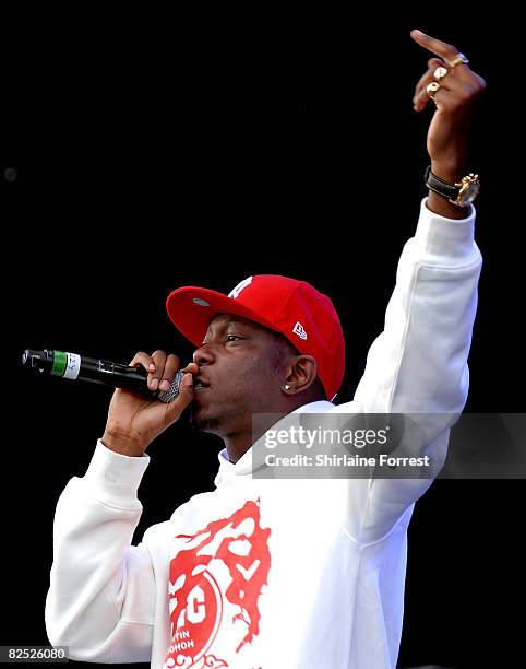 Dizzee Rascal 2008 Leeds Festival 2008 Photos and Premium High Res Pictures - Getty Images