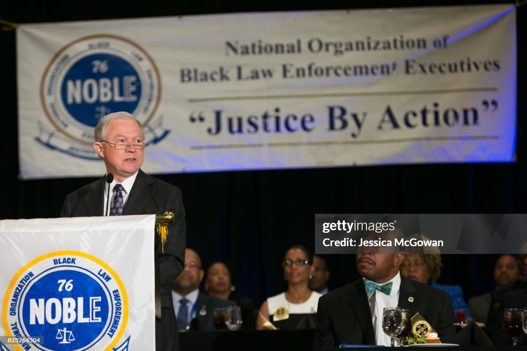 AG Sessions Addresses National Organization Of Black Law Enforcement Executives