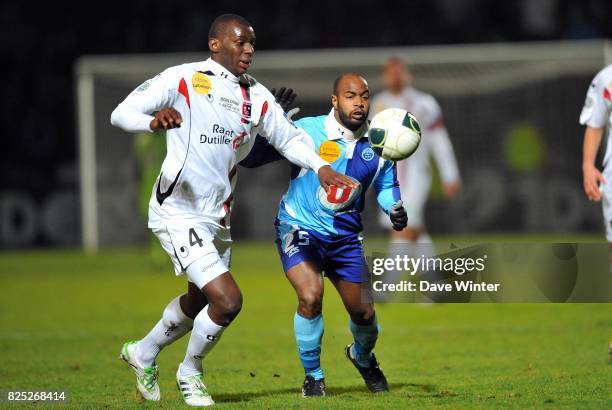 Bakary SOUMARE / Brice JOVIAL - - Le Havre / Boulogne - 27eme journee de Ligue 2,