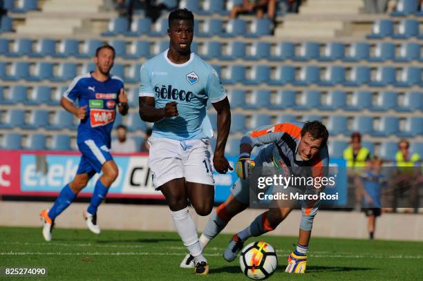 Balde Diao Keita of SS Lazio during the pre-season friendly match between SS Lazio and F.C Kufstein on August 1, 2017 in Kufstein, Austria.