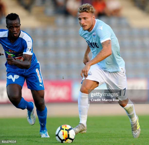 Ciro Immobile of SS Lazio during the pre-season friendly match between SS Lazio and F.C Kufstein on August 1, 2017 in Kufstein, Austria.