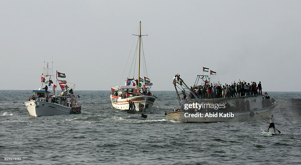 Activists Protest Gaza Embargo