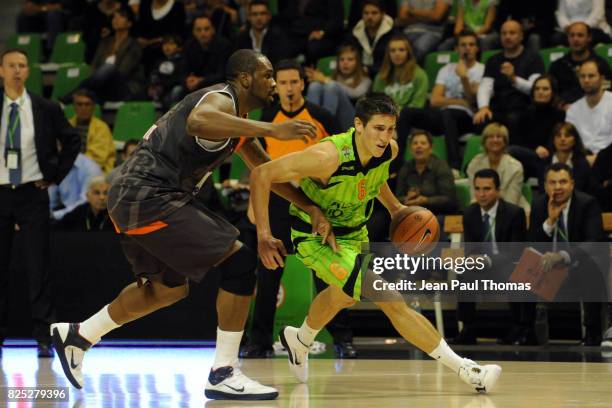 Paul LACOMBE - - ASVEL / Le Mans - Match retour d'Euroligue 2010/2011,