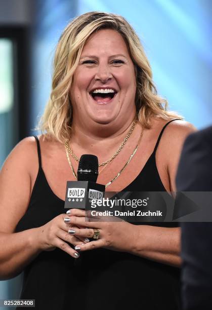 Bridget Everett attends the Build Series to discuss her new movie 'Fun Mom Dinner' at Build Studio on August 1, 2017 in New York City.