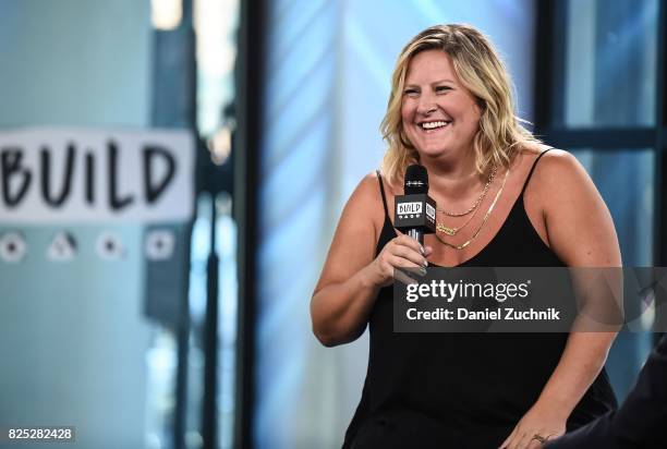 Bridget Everett attends the Build Series to discuss her new movie 'Fun Mom Dinner' at Build Studio on August 1, 2017 in New York City.