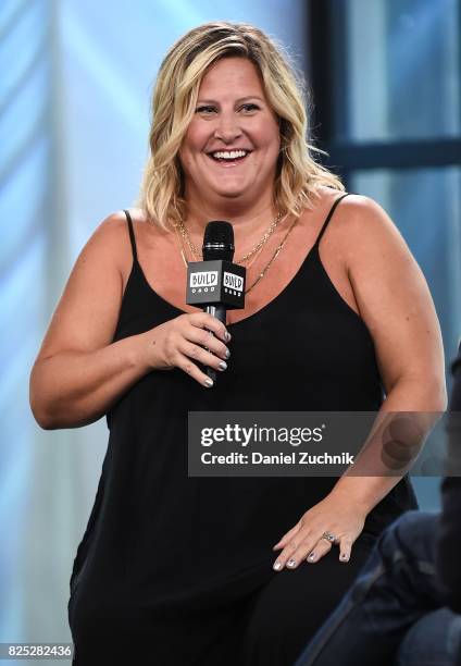 Bridget Everett attends the Build Series to discuss her new movie 'Fun Mom Dinner' at Build Studio on August 1, 2017 in New York City.