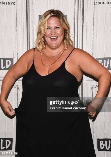 Bridget Everett attends the Build Series to discuss her new movie 'Fun Mom Dinner' at Build Studio on August 1, 2017 in New York City.