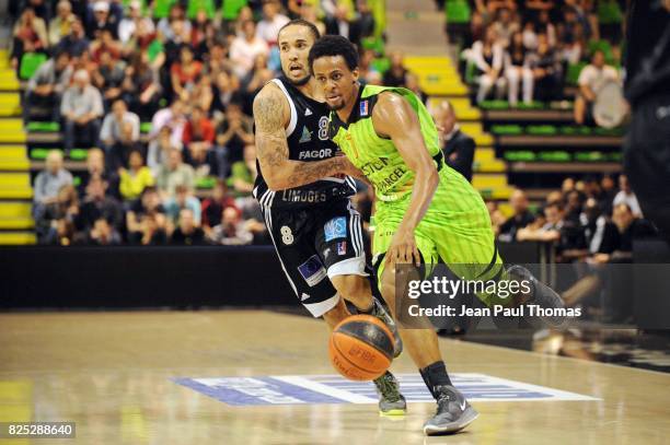 Zack WRIGHT / Clifford HAMMONDS - - - ASVEL / Limoges - 27eme journee de ProA -