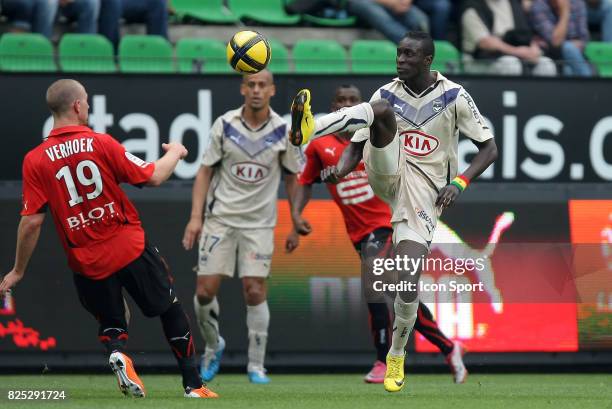 Ludovic SANE / John VERHOEK - - Rennes / Bordeaux - 33e journee de Ligue 1,