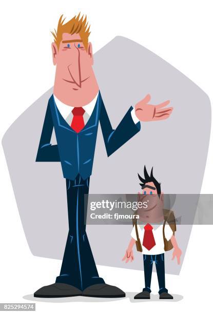 executive father - child serious stock illustrations