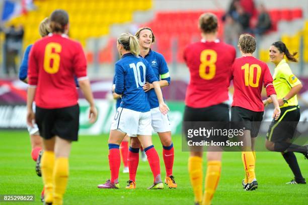 Camille ABILY / Sandrine SOUBEYRAND - - France / Belgique - Match Amical - Preparation a la Coupe du Monde -Stade de L'Epopee-Calais,