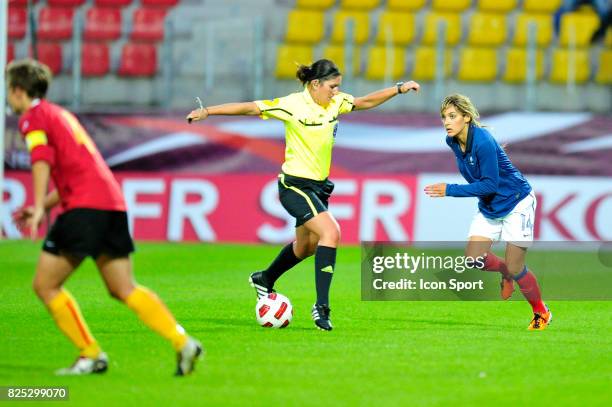 Nathalie MITTELBRONN / Louisa NECIB - - France / Belgique - Match Amical - Preparation a la Coupe du Monde -Stade de L'Epopee-Calais,