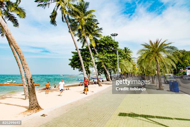 pattaya promenade - pattaya stock pictures, royalty-free photos & images