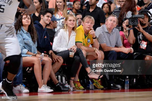 Owner of the Milwaukee Bucks, Wes Edens is seen at the game between the Milwaukee Bucks and the Brooklyn Nets during the 2017 Las Vegas Summer League...