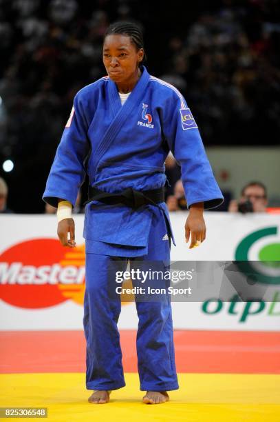 Joie de Audrey TCHEUMEO - Finale -78kg - - Championnats du Monde de Judo 2011 - Paris,