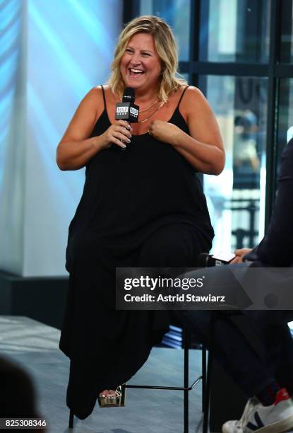 Comedian Bridget Everett discusses her film "Fun Mom Dinner" at Build Studio on August 1, 2017 in New York City.