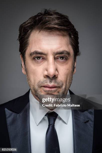 Actor Javier Bardem is photographed for The Hollywood Reporter on May 20, 2016 in Cannes, France.