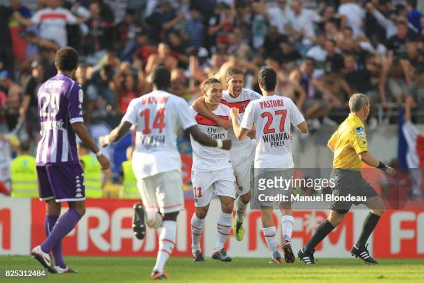Mevlut Erding - - Toulouse / PSG - 4eme journee de Ligue 1 -
