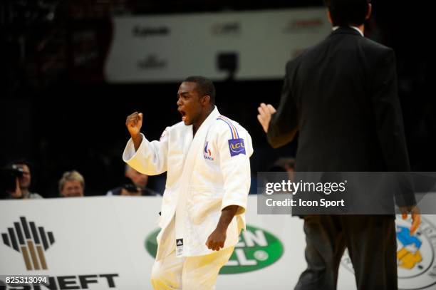 Joie de Dimitri DRAGIN - France / Bresil - - Competition par equipe Hommes - Championnats du Monde de Judo 2011 - Paris - ,