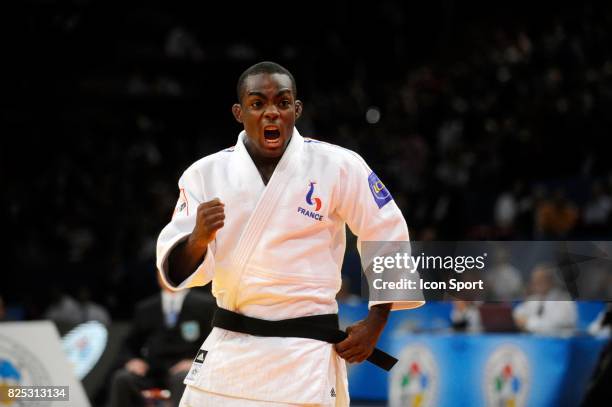 Joie de Dimitri DRAGIN - France / Bresil - - Competition par equipe Hommes - Championnats du Monde de Judo 2011 - Paris - ,