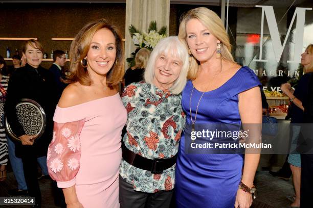Rosanna Scotto, Ellen Levine and Deborah Norville attend Magrino PR 25th Anniversary at Bar SixtyFive at Rainbow Room on July 25, 2017 in New York...
