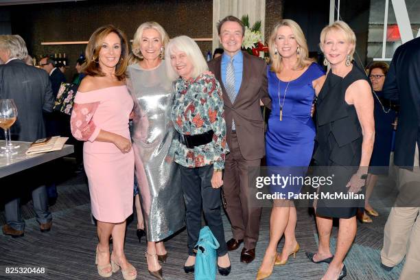 Rosanna Scotto, Susan Magrino, Ellen Levine, Michael Clinton, Deborah Norville and Cathie Black attend Magrino PR 25th Anniversary at Bar SixtyFive...