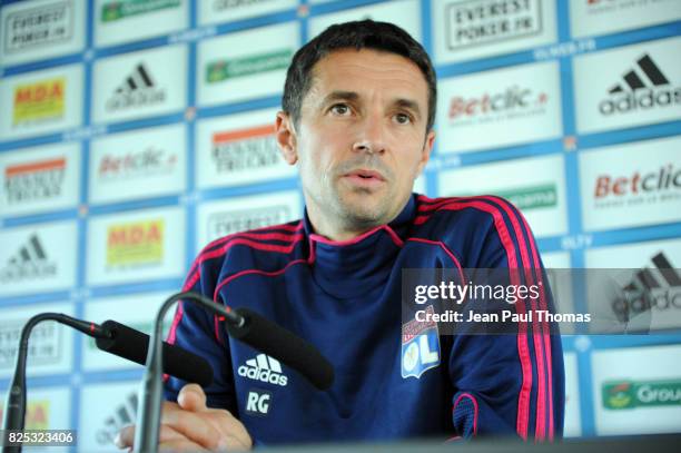 Remi GARDE - - Conference de presse - OL - Lyon - Tola Vologe -