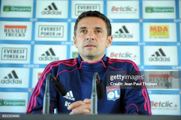 Remi GARDE - - Conference de presse - OL - Lyon - Tola Vologe -