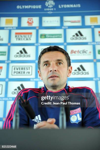 Remi GARDE - - Conference de presse - OL - Lyon - Tola Vologe -