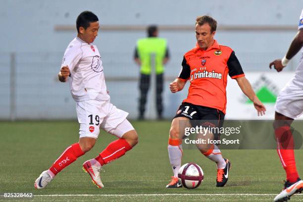 Nam Tae hee / Maxime Baca - - Lorient / Valenciennes - 9e journee Ligue 1,