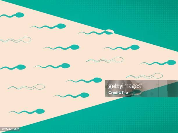 lowering sperm count - males stock illustrations