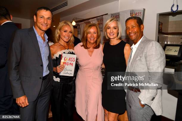 Michael Gelman, Kelly Ripa, Laurie Gelman, Hilary Quinlan and Bryant Gumbel attend Michael Gelman Celebrates The Launch Of CLASS MOM, A Novel By...