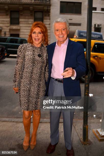 Joy Philbin and Regis Philbin attend Michael Gelman Celebrates The Launch Of CLASS MOM, A Novel By Laurie Gelman at Loi Estiatorio on July 26, 2017...