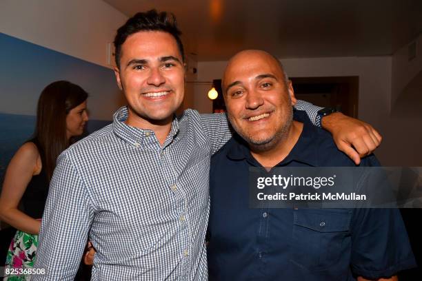 Jason Keith and Albert Bianchini attend Michael Gelman Celebrates The Launch Of CLASS MOM, A Novel By Laurie Gelman at Loi Estiatorio on July 26,...