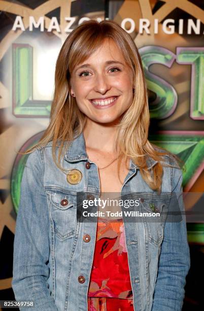 Allison Mack attends Amazon Studios' premiere for "Lost In Oz" at NeueHouse Los Angeles on August 1, 2017 in Hollywood, California.