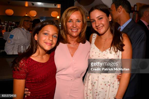 Misha Gelman, Laurie Gelman and Jamie Gelman attend Michael Gelman Celebrates The Launch Of CLASS MOM, A Novel By Laurie Gelman at Loi Estiatorio on...