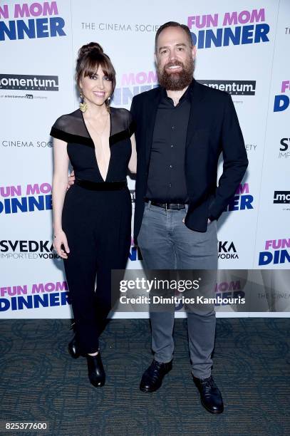 Director Alethea Jones and PK Hooker attend the screening Of "Fun Mom Dinner" at Landmark Sunshine Cinema on August 1, 2017 in New York City.