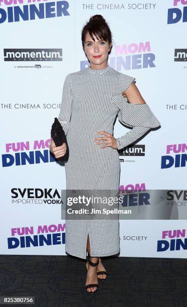 Actress Katie Aselton attends the screening of "Fun Mom Dinner" hosted by Momentum Pictures with The Cinema Society and SVEDKA at Landmark Sunshine...