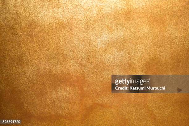 iron wall texture background - copper foto e immagini stock
