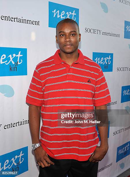 Kasan Butcher attends the Los Angeles World Premiere Screening of "Next Of Kin" on August 24, 2008 at the Fine Arts Theater in Beverly Hills,...