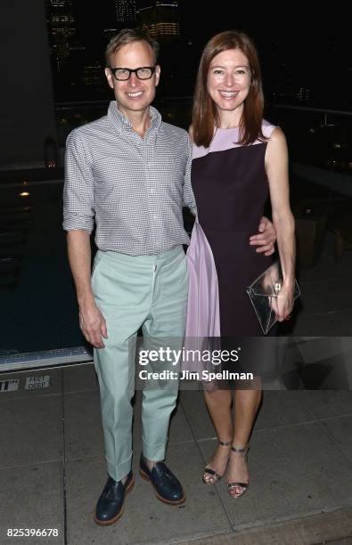 Artist Will Cotton and Rose Dergen attend the screening after party for "Fun Mom Dinner" hosted by Momentum Pictures with the Cinema Society and...