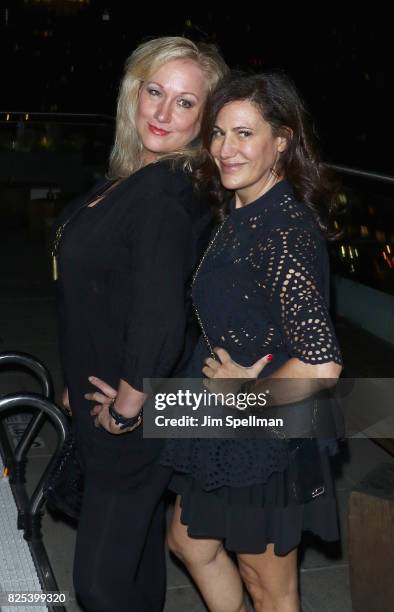 Amy Sacco attends the screening after party for "Fun Mom Dinner" hosted by Momentum Pictures with the Cinema Society and SVEDKA at Jimmy At The James...