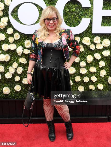 Kirsten Vangsness arrives at the 2017 Summer TCA Tour - CBS Television Studios' Summer Soiree at CBS Studios - Radford on August 1, 2017 in Studio...